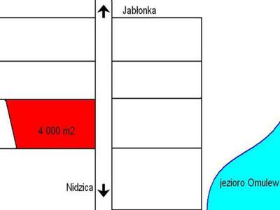 Działka blisko jeziora Omelew