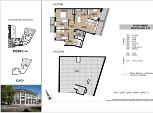 Duży apartament inwestycyjny, taras na dachu