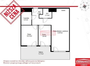 3-pokoje, Balkon 13m2, OFERTA PROMOCYJNA