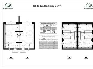 Dom Bliźniak 72 m2 Dolaszewo os. Leśne