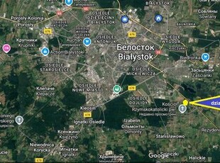 Działka budowlana Białystok gm. Białystok Osiedle Dojlidy Górne