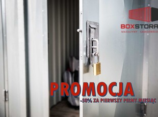 PROMOCJA - 50% Magazyny samoobsługowe do wynajęcia, dostęp 24h/7 14m2