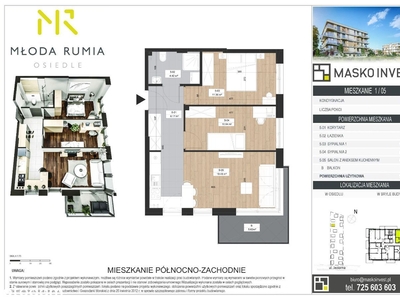 Młoda Rumia 52 m2 B.8 odbiór 04.2025