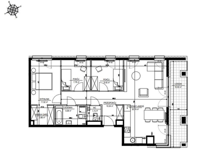 Apartamenty Pod Lasem | mieszkanie 2-pok. | A10