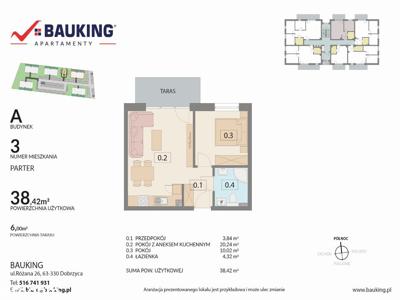 Jarocin Apartament 38 m2 - PRZY LESIE - BAUKING