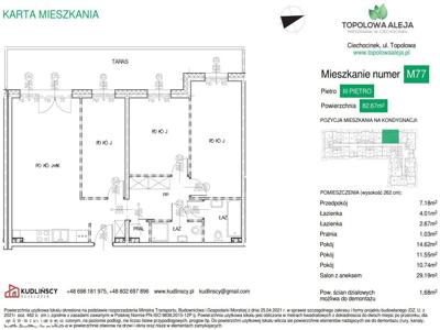 Przestronne mieszkanie w Ciechocinku (M77)