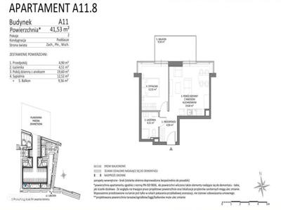 Apartament 41,5 m2 nad Martwą Wisłą przy Marinie