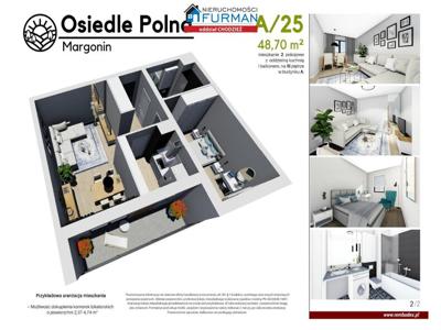 Mieszkanie na sprzedaż 48,10 m², piętro 3, oferta nr FRC-MS-194551