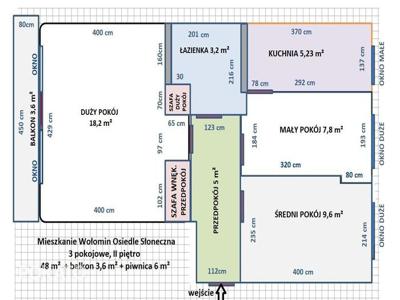 Sprzedam mieszkanie w Wołominie 48 m 3pok II piętr