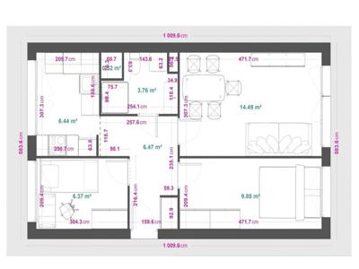 Mieszkanie na sprzedaż 47,87 m², piętro 10, oferta nr 3854/BNK/MS-237845