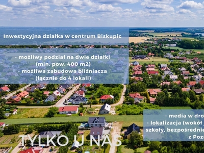 Działka budowlana Biskupice