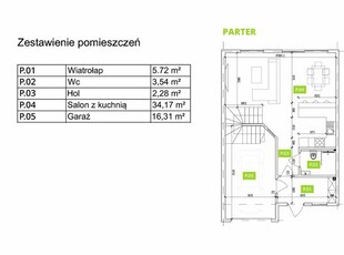 Dom szereg środ. pow. 144,28m2 z ogrodem 70m2, Wrocław Jerzmanowo