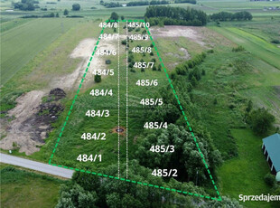 Działki budowlane Ruda Wołoska 8-9 ar