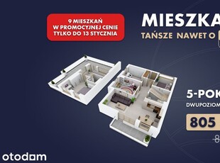 Fale Bałtyku | C20 | 5 POKOI Z TARASEM 44m2