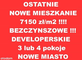 Nowe Miasto - OSTATNIE !! 7150 zł/m2- kominek, pie