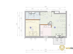 Prusa blisko centrum 42/48m2 2-pokoje