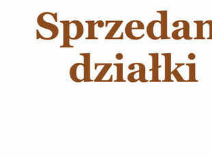 Sprzedam działki