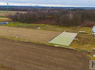 Działka budowlana 1076 m2, pod lasem w Jeszkowicach