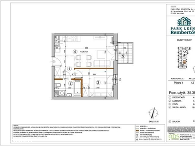 2 pokoje ciche Rembertów 35m2 od Dewelopera