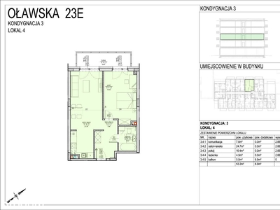 Mieszkanie na sprzedaż 53,20m2