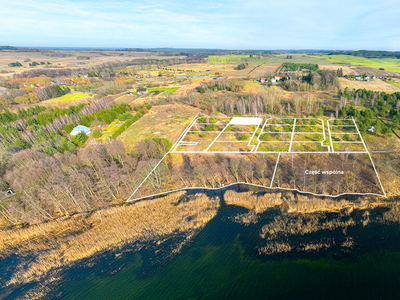 Najpiękniejsze działki nad jeziorem Lubie:)