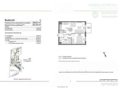 2 pok 35m2 balkon 3m2 II Q 2025 wschód