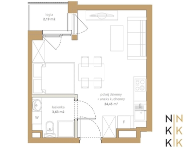 Wyremontowany apartament 1 pok. - blisko morza.