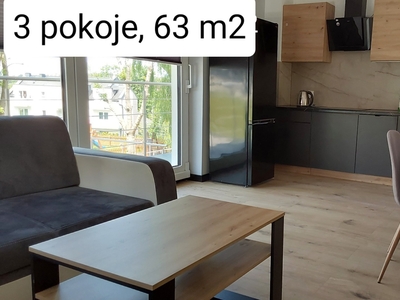 Nowe mieszkanie 3 pokojowe - 63m2 plus miejsce na parkingu podziemnym