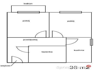 Mieszkanie 2 pokojowe 36m2 Lublin