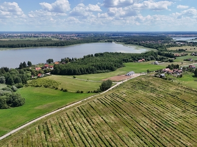 Piękne działki widok na jezioro Szarek Chruściele