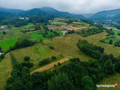 Sprzedam działkę budowlaną 5700m2 w górach, Gm. Kamienica, powiat limanows…