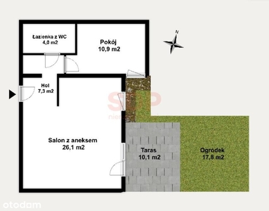 3-pokojowe mieszkanie 51m2 + loggia Bez Prowizji