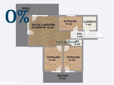 3 Sypialnie, Centrum, Grzegórzki. Apartament.