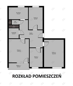 Mieszkanie, 53 m², Słupsk