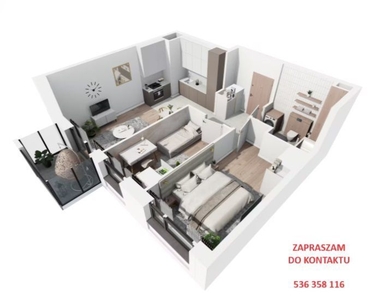 Smart Home! 51 m2-3pokoje!!! Premium Jeżyce!