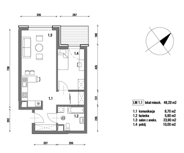 Apartament Premium I.M 1.1﻿ Satis House