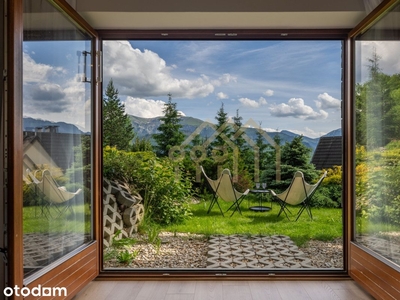 Apartament z ogródkiem oraz widokiem na Tatry