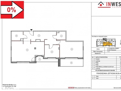 Bemowo - 3 pokoje 90,50m2, taras 9,16m2 i 4,51m2