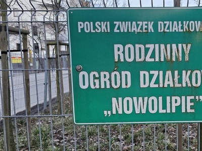 Działka ROD Nowolipie --- 410m słoneczna