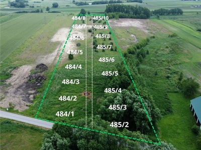 Działki budowlane Ruda Wołoska 8-9 ar