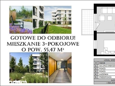 Gotowe! 3pok. Balkon 5,27m² ok.ul.Pachońskiego 0%