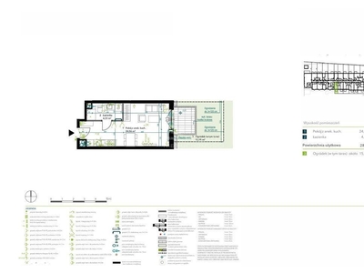 Kawalerka 28,57m2 z ogródkiem