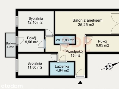 Komfortowe, ostatnie piętro na Krzykach