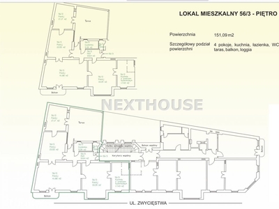 Mieszkanie, 151,09 m², Gliwice