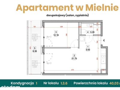 Mieszkanie stan deweloperski 77,62m2 bez PCC