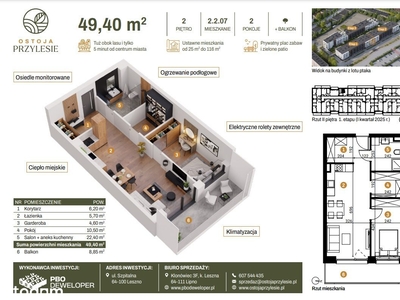 2 mieszkania inwestycyjne (2pak) + ogród i 2 miejs