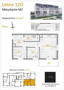 Przedsprzedaż! Nowy etap. 52,42m2 z tarasem