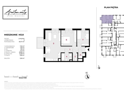 PL/UA/RU| 2 pokojowe | Planty Racławickie | 48,7m2