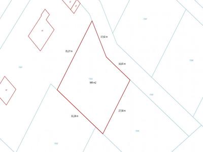 Działka mieszkaniowa w Pępowie 949 m2