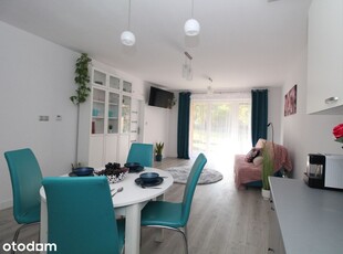 Apartament z tarasem obok mariny w Świnoujściu.